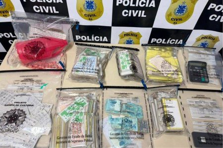 Polícia fecha bingo ilegal e apreende dinheiro durante operação no interior da Bahia
