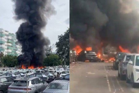 Queda de helicópteros no RJ deixa ao menos 5 mortos e provoca incêndio