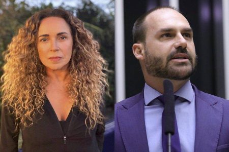 Daniela Mercury cobra decisão do STF em queixa-crime contra Eduardo Bolsonaro