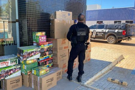 Operação apreende 32 mil fogos de artifício irregulares no interior da Bahia