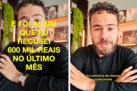 Influenciador revela que recusou proposta de R$ 600 mil para divulgar casa de apostas