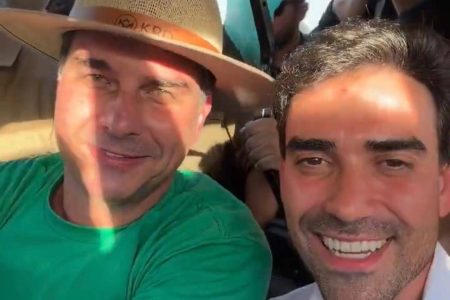 Júnior Marabá reforça apoio a Flávio Bolsonaro durante Bahia Farm Show: “Vai mudar o Brasil e a Bahia”