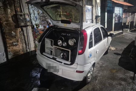 Operação da PM apreende paredão em Salvador