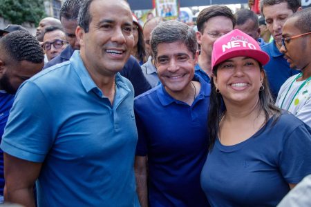 Ao lado de ACM Neto, Ana Paula Matos ressalta força da mulher para “nova Independência da Bahia”