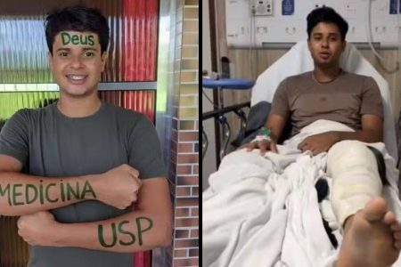 Wesley Batista, aprovado em 1º lugar em Medicina na USP, é internado na UTI após complicações em cirurgia