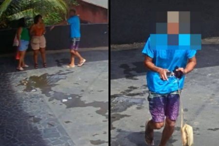 Câmeras registram assalto a duas mulheres em plena luz do dia em Salvador