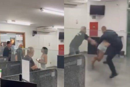 Mulher trans toma celular de policial dentro de delegacia e acaba presa após tentativa de fuga