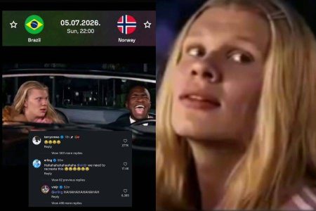 Vídeo com Haaland e Vini Jr. em cena de “As Branquelas” criada por IA viraliza e diverte os jogadores