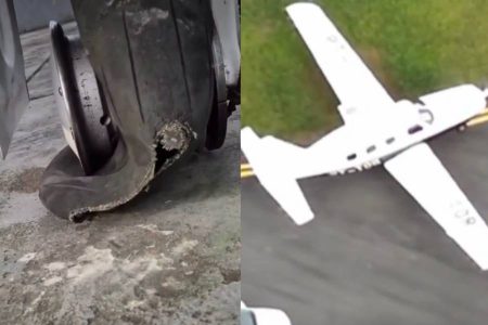 Pneu de avião estoura durante pouso e provoca interdição de pista em aeroporto da Bahia