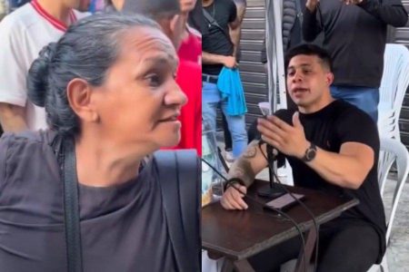 Gabriel Monteiro é xingado por idosa durante gravação no RJ: “Eu sou Lula”
