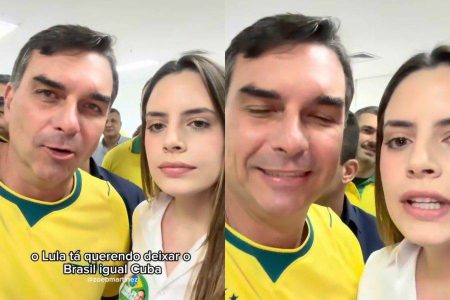 Em evento do PL, Flávio Bolsonaro diz que Lula quer deixar o Brasil “igual a Cuba”