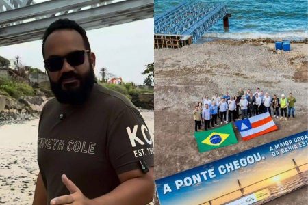 Deputado divulga denúncia de engenheiros sobre obra da Ponte Salvador-Itaparica: “Não começou ainda”