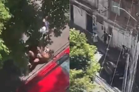 Confronto entre torcidas organizadas de Bahia e Vitória é registrado em Salvador