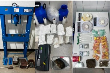 Controle de portão revela laboratório de drogas e termina com homem preso em Camaçari