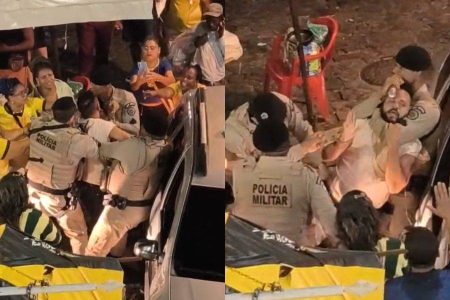 Vídeo registra abordagem e prisão de suspeito apontado como integrante do BDM no Pelourinho