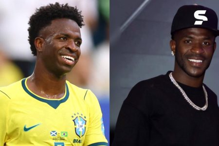 Vini Jr. muda o visual com harmonização facial e resultado chama atenção; veja antes e depois