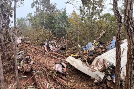 Queda de avião deixa piloto e pesquisadora alemã mortos em Campo Grande