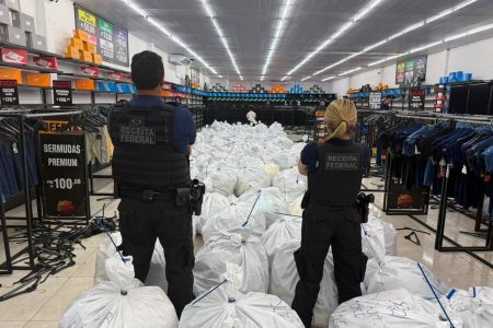 Receita Federal apreende mais de R$ 1 milhão em produtos falsificados durante operação em Salvador