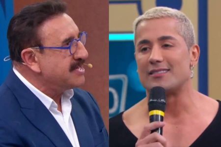 Ratinho vira alvo de críticas após comentário sobre visual de cantor durante programa: “Cara de viado”