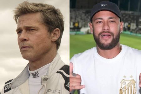 Brad Pitt brinca que daria aulas a Neymar para melhorar simulações de faltas no futebol