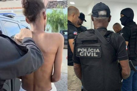 Homem tenta escapar pelo telhado e acaba preso escondido em prédio de prefeitura no interior da Bahia
