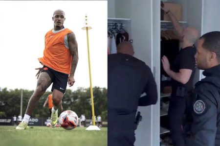 Jogador do Vasco é alvo de operação que apura tráfico de drogas, armas e ligação com facção no RJ