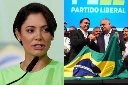 Michelle Bolsonaro comemora definição de Gaspar como vice de Flávio: ‘Que a chapa possa ser vitoriosa’