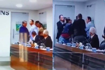 Vídeo: Vereadores se envolvem em briga durante sessão da Câmara em Riachão do Jacuípe