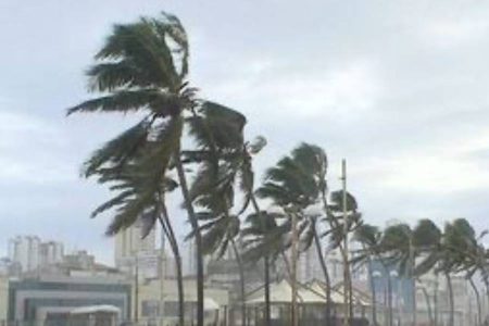 Bahia entra em alerta para vendaval com previsão de rajadas de até 60 km/h