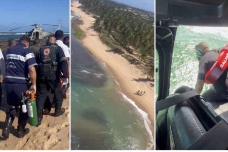 Afogamento na Praia do Forte deixa uma mulher morta e outra hospitalizada