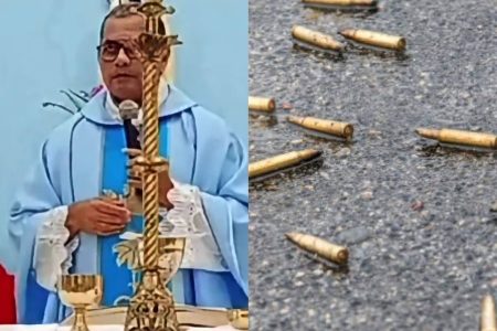 Tiroteio interrompe missa em Lauro de Freitas e padre pede calma aos fiéis