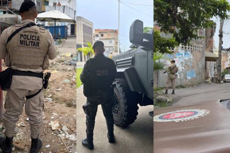 Nordeste de Amaralina tem policiamento reforçado durante operação da PM nesta segunda