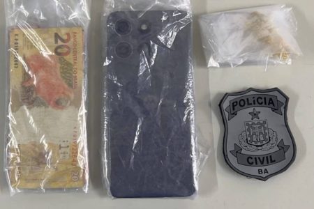 Idoso de 70 anos é preso em flagrante por tráfico de drogas em Itabuna