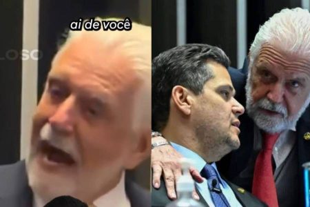 Jaques Wagner cobra Alcolumbre sobre “primeira pauta” em meio à pressão por votação da 6×1, diz leitura labial: “Ai de você”