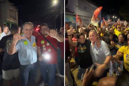 FEZ O L: Geddel mostra força, pede voto para Jerônimo, Lula e primo no interior