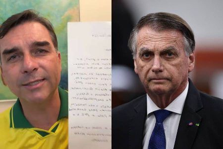TSE nega pedido para retirar live em que Flávio lê carta de Jair Bolsonaro