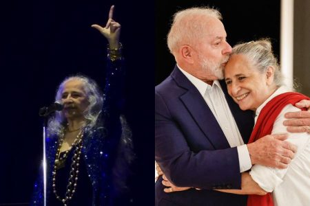 Maria Bethânia declara voto em Lula durante show em São Paulo
