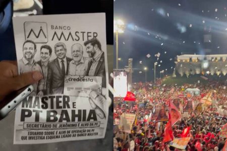 Banho Master: papéis lembram ligação do PT da Bahia com Vorcaro