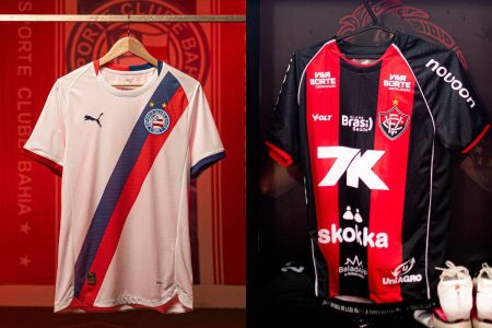 Bahia tem uma das camisas mais caras da Série A; Vitória está entre as mais baratas em 2026