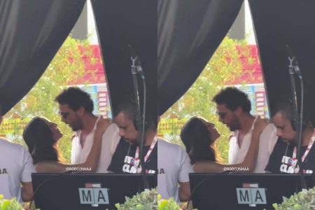 Ivete Sangalo é flagrada aos beijos com Tiago Maia em show em Portugal
