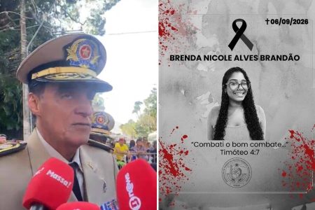 Comandante-geral da PM promete resposta imediata à morte de Brenda Brandão