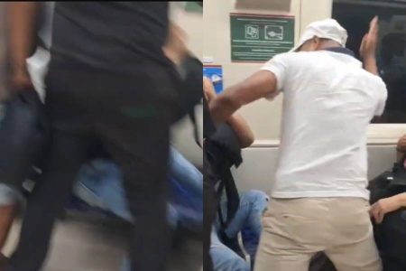 Homem é agredido após xingar mulheres em metrô de Salvador; confira o momento