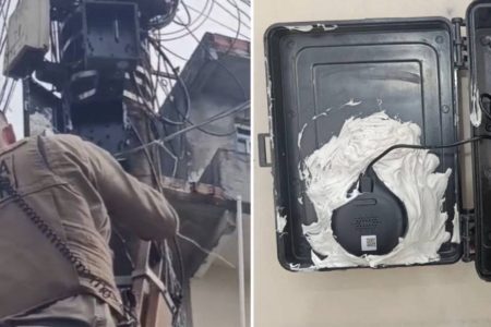 Câmera instalada para monitorar policiais é localizada e apreendida em Candeias