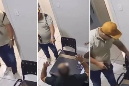 Câmeras registram assalto a joalheria no Centro de Barreiras