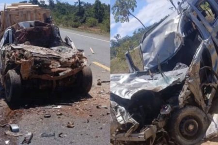 Colisão entre dois veículos deixa uma pessoa morta e outra ferida em Camaçari