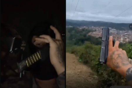 Traficantes do CV do Nordeste de Amaralina invadem Gandu e desafiam o BDM; veja o vídeo