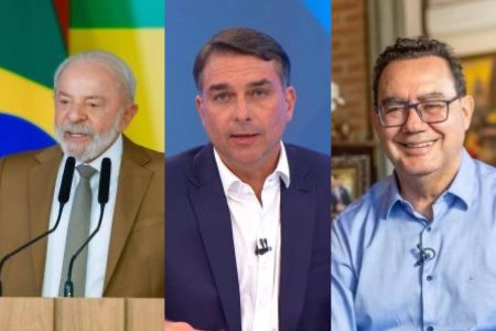 BTG Pactual/Nexus: Lula empata com Flávio Bolsonaro e perde para Augusto Cury no 2º turno