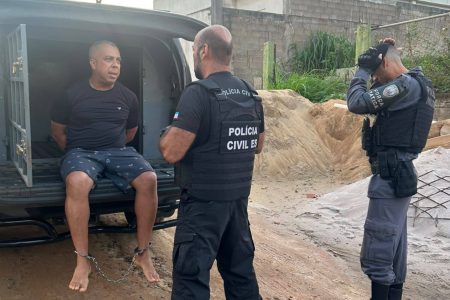 Líder do tráfico condenado a 83 anos por crime na Bahia é preso no Espírito Santo