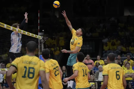 Brasil garante vaga no vôlei masculino para Los Angeles 2028