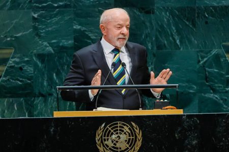 Lula diz na ONU que “o Brasil não cabe no quintal de ninguém”